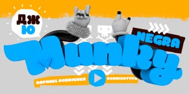 Munky Negra by Rodrigo Typo — Dingbats Font — thumbnail 2