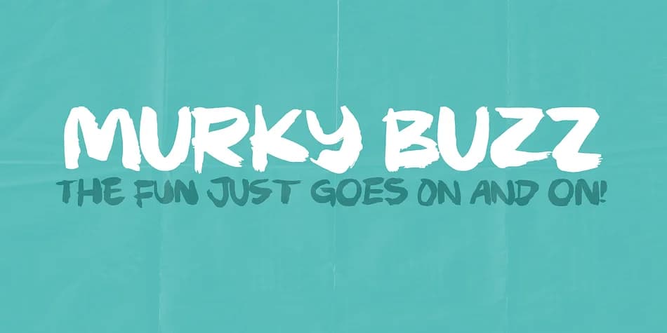 MURKY BUZZ by Pizzadude.dk — Display Font