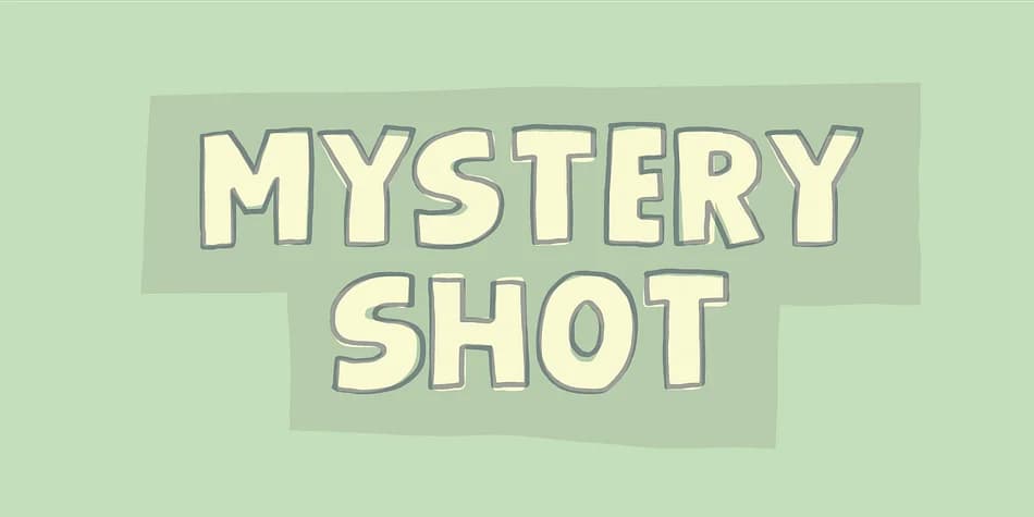 MYSTERY SHOT by Pizzadude.dk — Decorative Font