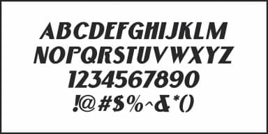 NATIONAL NOUVEAU JNL by Jeff Levine Fonts — Decorative Font — thumbnail 5