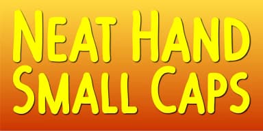 Neat Hand by Gerald Gallo Fonts — Decorative Font — thumbnail 2