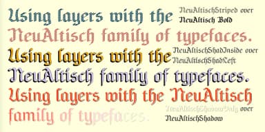 NeuAltisch by Ingrimayne Type — Blackletter Font — thumbnail 5