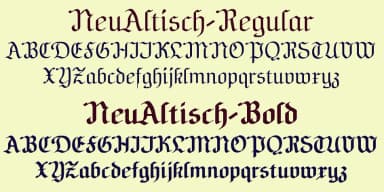 NeuAltisch by Ingrimayne Type — Blackletter Font — thumbnail 6