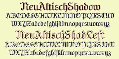 NeuAltisch by Ingrimayne Type — Blackletter Font — thumbnail 7