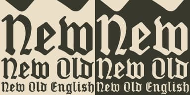 New Old English by K-Type — Blackletter Font — thumbnail 2