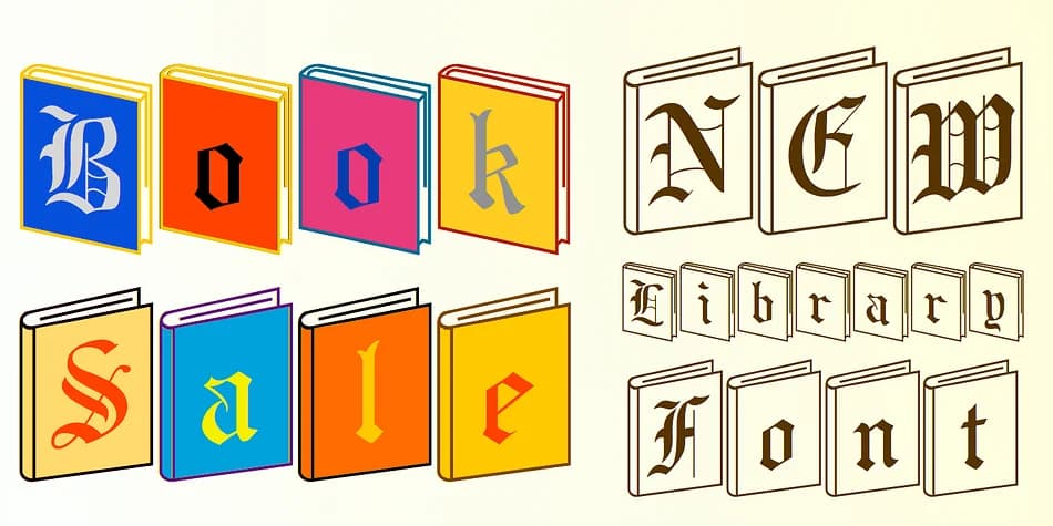 NewLibrary by Ingrimayne Type — Blackletter Font