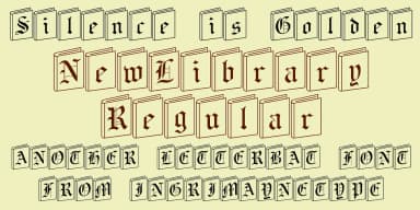 NewLibrary by Ingrimayne Type — Blackletter Font — thumbnail 3