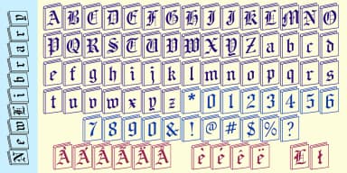 NewLibrary by Ingrimayne Type — Blackletter Font — thumbnail 4