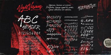 Night Visions by Wingsart Studio — Script Handwritten Font — thumbnail 4