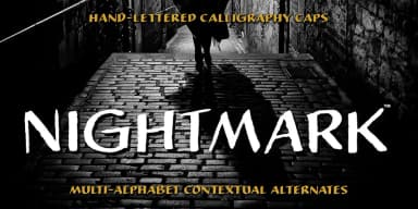 Nightmark BB by Blambot — Decorative Font — thumbnail 1