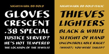 Nightmark BB by Blambot — Decorative Font — thumbnail 5