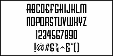 NINTH RACE JNL by Jeff Levine Fonts — Decorative Font — thumbnail 3
