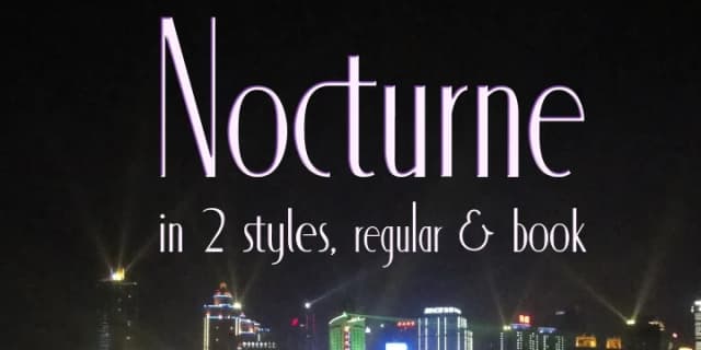 Nocturne by Scholtz Fonts — Decorative Font