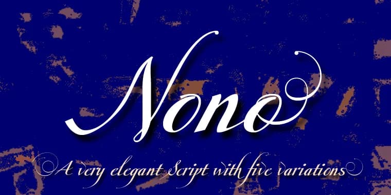 Nono by Wiescher-Design — Dingbats Font