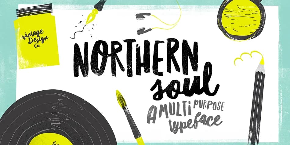 Northern Soul by Ian Barnard — Script Handwritten Font