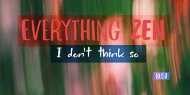 Not Quite Zen by Kitchen Table Type Foundry — Display Font — thumbnail 4