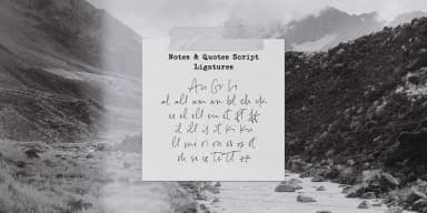 Notes And Quotes Font Duo by Ana's Fonts — Dingbats Font — thumbnail 10