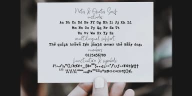 Notes And Quotes Font Duo by Ana's Fonts — Dingbats Font — thumbnail 7
