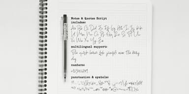 Notes And Quotes Font Duo by Ana's Fonts — Dingbats Font — thumbnail 8