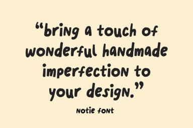 Notie by Studio Funshop — Display Font — thumbnail 3