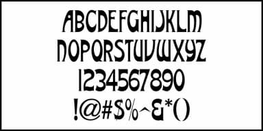 NOUVEAU AUTO JNL by Jeff Levine Fonts — Decorative Font — thumbnail 3