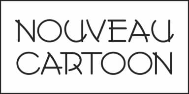 NOUVEAU CARTOON JNL by Jeff Levine Fonts — Decorative Font — thumbnail 2