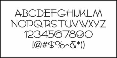 NOUVEAU CARTOON JNL by Jeff Levine Fonts — Decorative Font — thumbnail 3