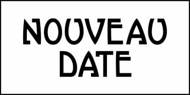 NOUVEAU DATE JNL by Jeff Levine Fonts — Decorative Font — thumbnail 2