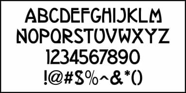 NOUVEAU DATE JNL by Jeff Levine Fonts — Decorative Font — thumbnail 3