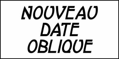 NOUVEAU DATE JNL by Jeff Levine Fonts — Decorative Font — thumbnail 4