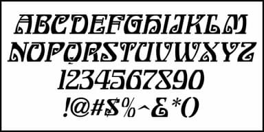 Nouveau Delight JNL by Jeff Levine Fonts — Decorative Font — thumbnail 5