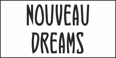 NOUVEAU DREAMS JNL by Jeff Levine Fonts — Decorative Font — thumbnail 2