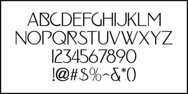 NOUVEAU ELEGANCE JNL by Jeff Levine Fonts — Decorative Font — thumbnail 3