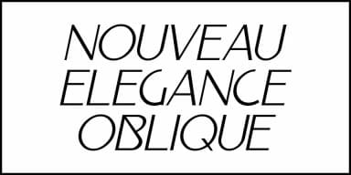 NOUVEAU ELEGANCE JNL by Jeff Levine Fonts — Decorative Font — thumbnail 4