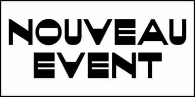 NOUVEAU EVENT JNL by Jeff Levine Fonts — Decorative Font — thumbnail 2