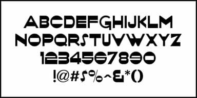 NOUVEAU EVENT JNL by Jeff Levine Fonts — Decorative Font — thumbnail 3