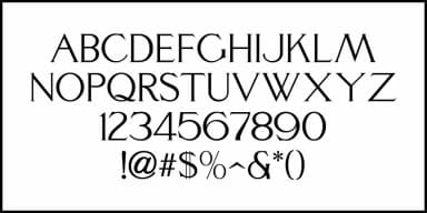 NOUVEAU HEADING JNL by Jeff Levine Fonts — Decorative Font — thumbnail 3