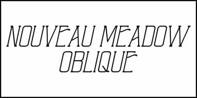 NOUVEAU MEADOW JNL by Jeff Levine Fonts — Decorative Font — thumbnail 4