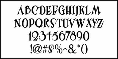 NOUVEAU SIGNAGE JNL by Jeff Levine Fonts — Decorative Font — thumbnail 3
