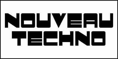 NOUVEAU TECHNO JNL by Jeff Levine Fonts — Decorative Font — thumbnail 2