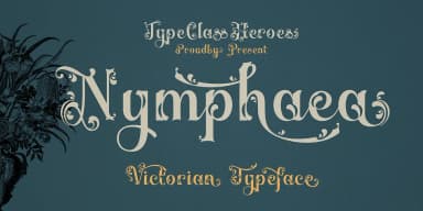 Nymphaea by TypeClassHeroes — Decorative Font — thumbnail 1