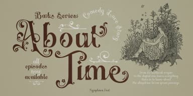 Nymphaea by TypeClassHeroes — Decorative Font — thumbnail 2