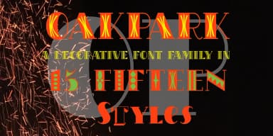 OakPark by Ingrimayne Type — Decorative Font — thumbnail 1