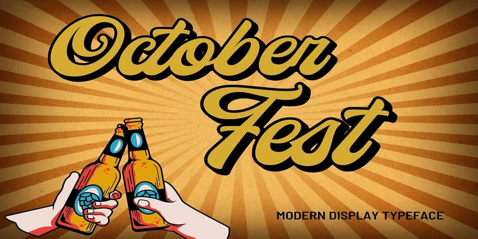 October Fest by Aditastudios — Script Handwritten Font