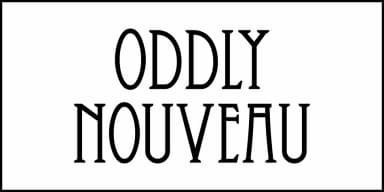 ODDLY NOUVEAU JNL by Jeff Levine Fonts — Decorative Font — thumbnail 2