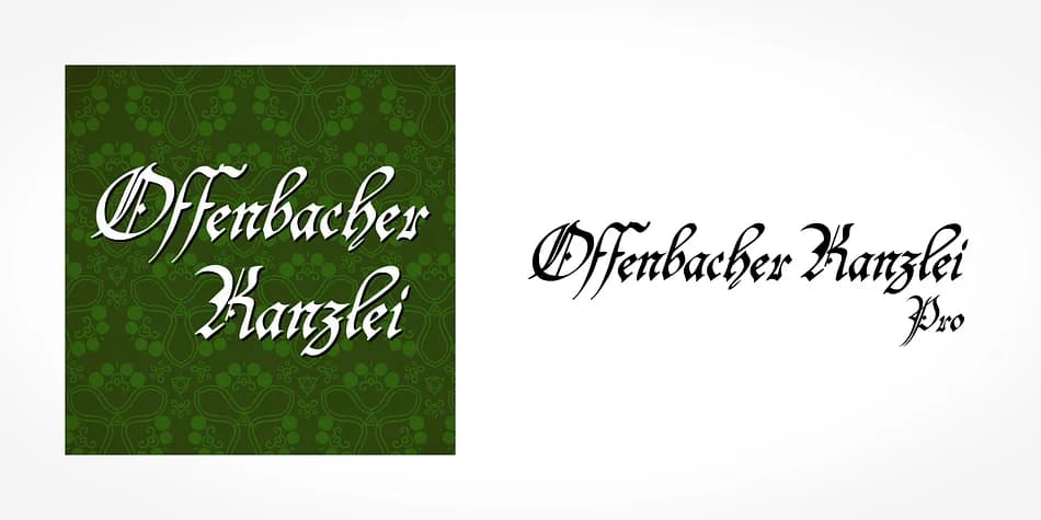 Offenbacher Kanzlei Pro by SoftMaker — Blackletter Font