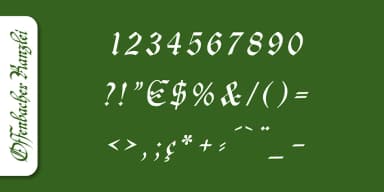 Offenbacher Kanzlei Pro by SoftMaker — Blackletter Font — thumbnail 3