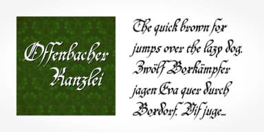 Offenbacher Kanzlei Pro by SoftMaker — Blackletter Font — thumbnail 4