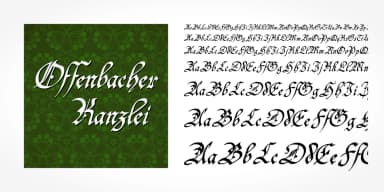 Offenbacher Kanzlei Pro by SoftMaker — Blackletter Font — thumbnail 5