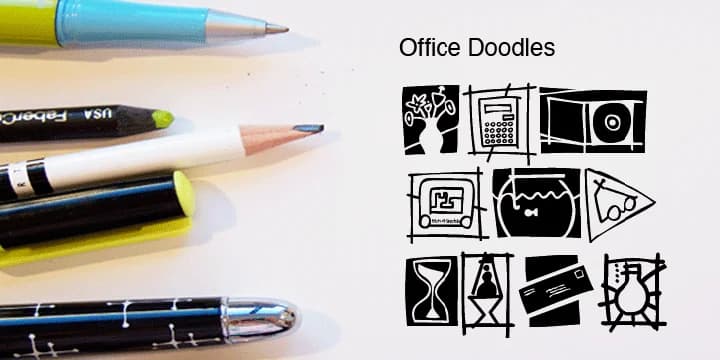Office Doodles by Outside the Line — Dingbats Font
